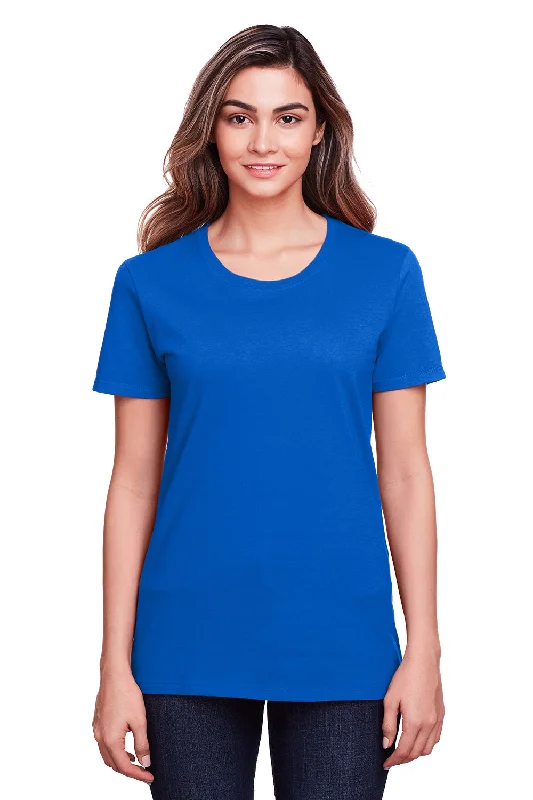 Fruit Of The Loom Womens Iconic Short Sleeve Crewneck T-Shirt - Royal Blue