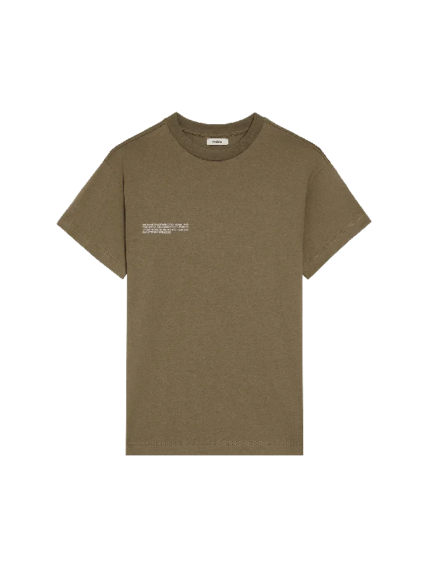 Womens In Conversion Cotton 365 T-shirt—carbon brown