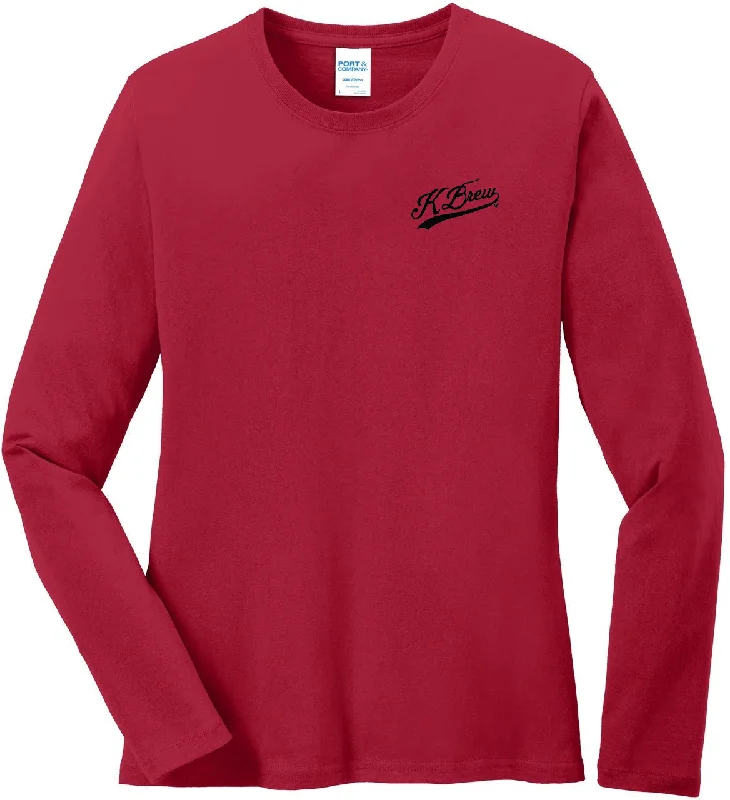 Port & Company Ladies Long Sleeve Cotton T-Shirt