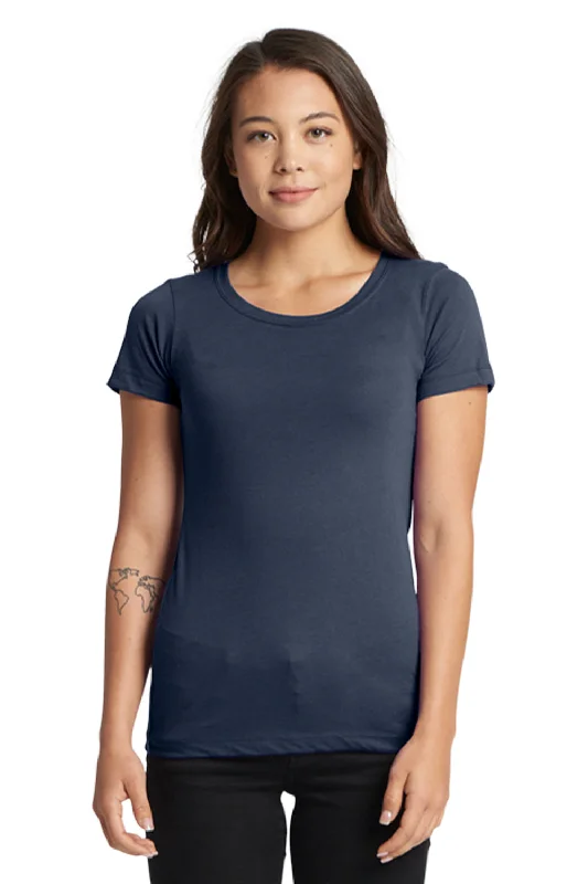 Next Level Womens Ideal Jersey Short Sleeve Crewneck T-Shirt - Indigo Blue