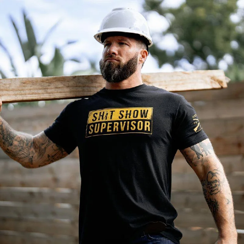 Sh*t Show Supervisor T-Shirt - Black