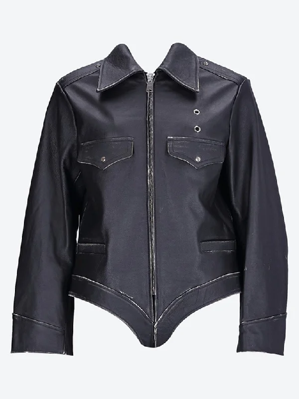 Leather body jacketSki Jackets