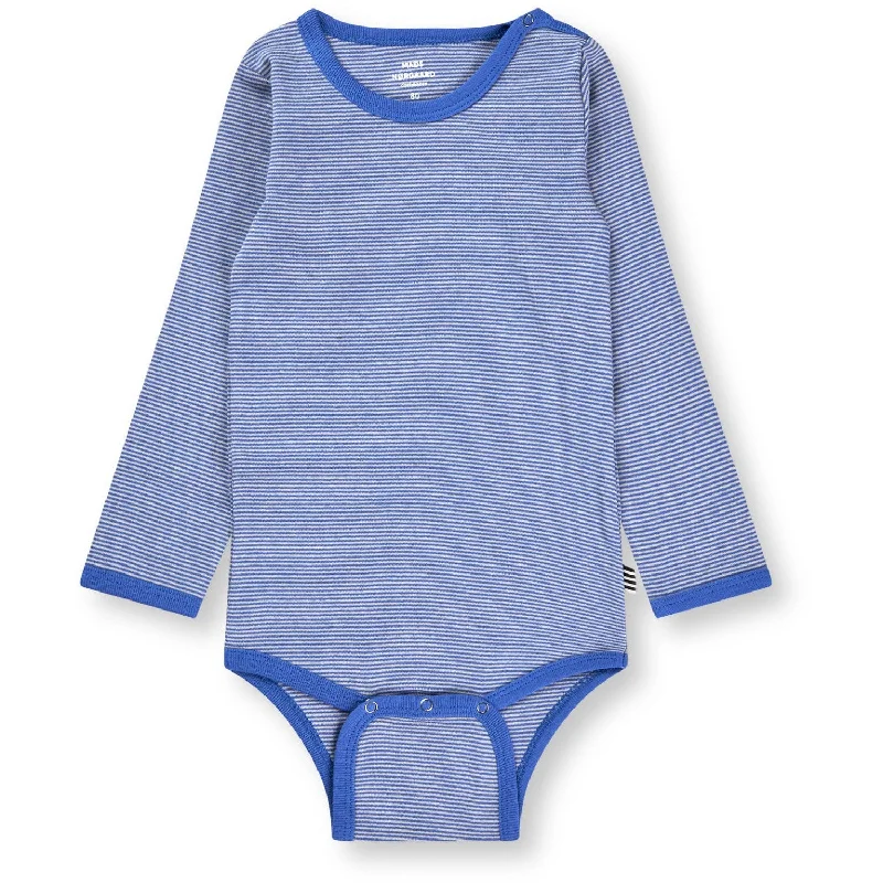 Mads Nørgaard Amparo Blue/Fog Soft Micro Striped Body