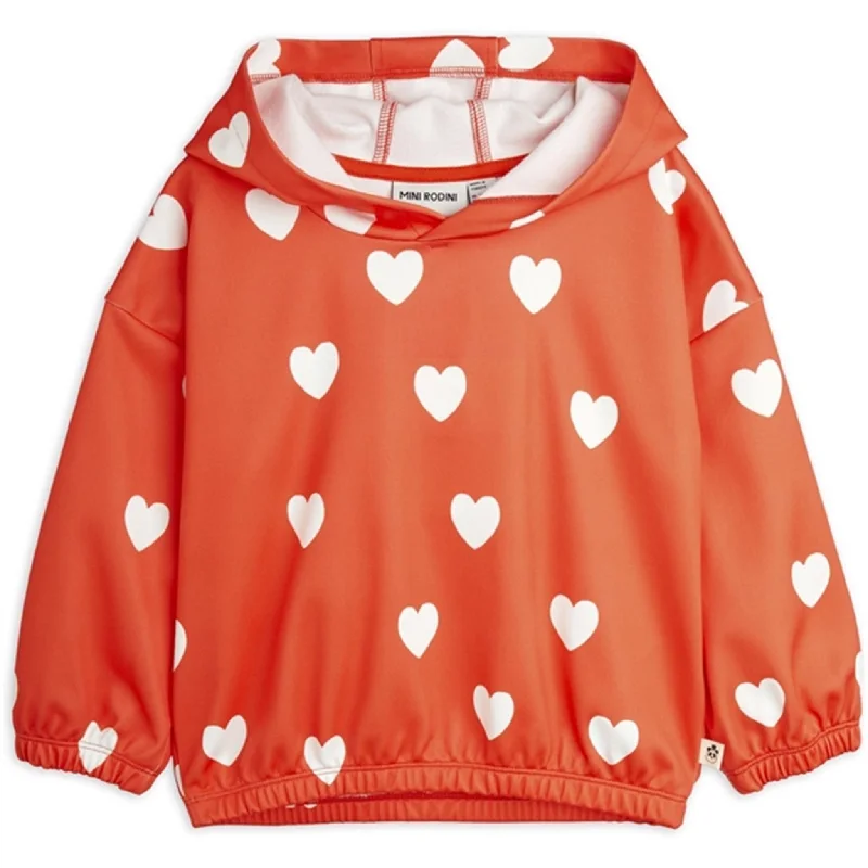 Mini Rodini Red Hearts Wct Hoodie