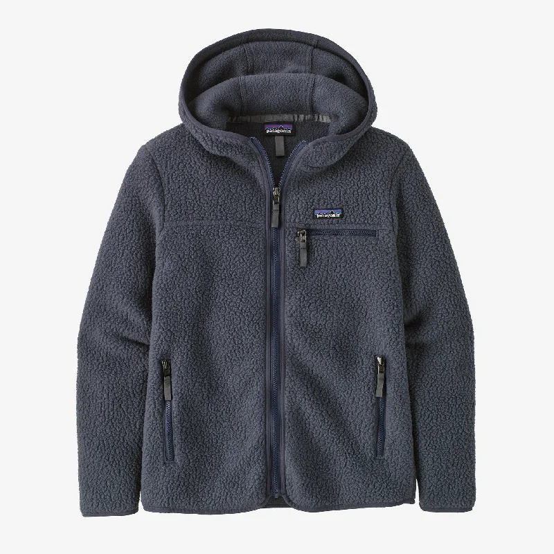 Patagonia Retro Pile Hoody Jacket-Smolder BlueSnowboard Jackets