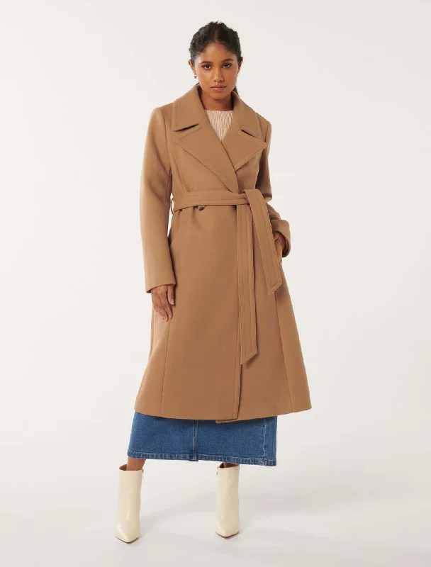 Polly Petite Wrap CoatCashmere Jackets