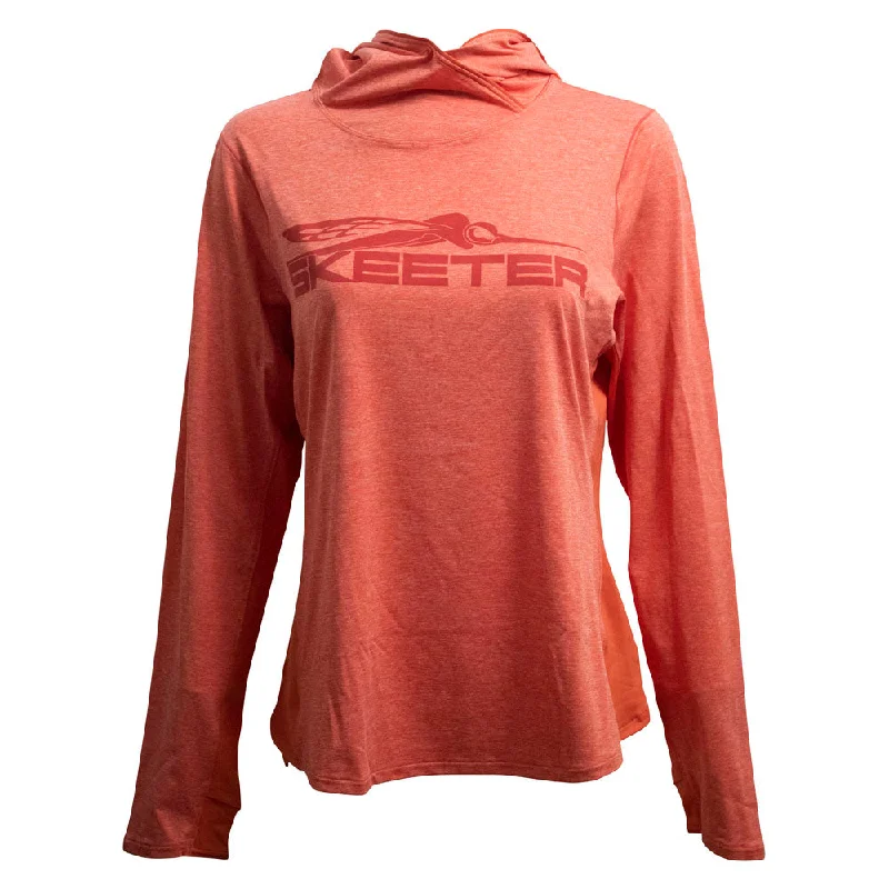 Skeeter Simms Ladies SolarFlex Hoody - Watermelon Heather