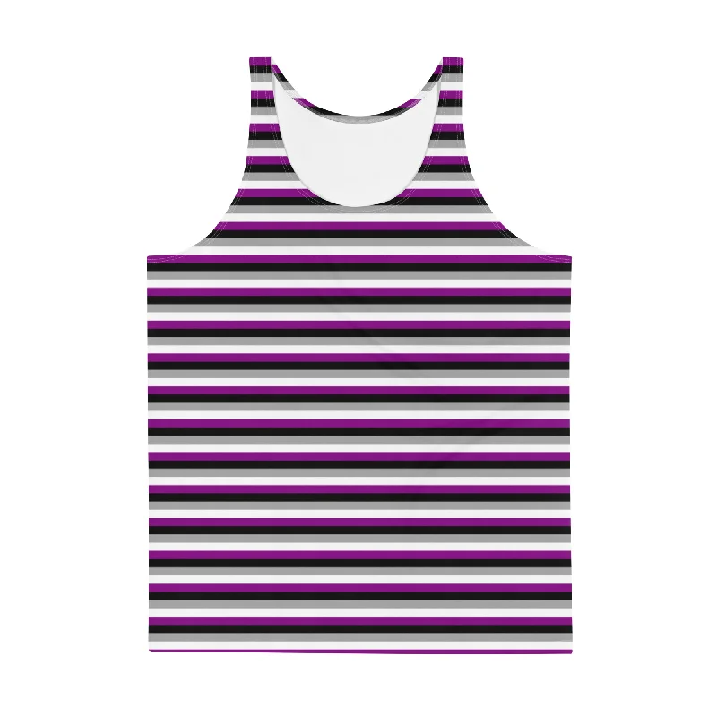 Asexual / Demisexual Flag Tank Top