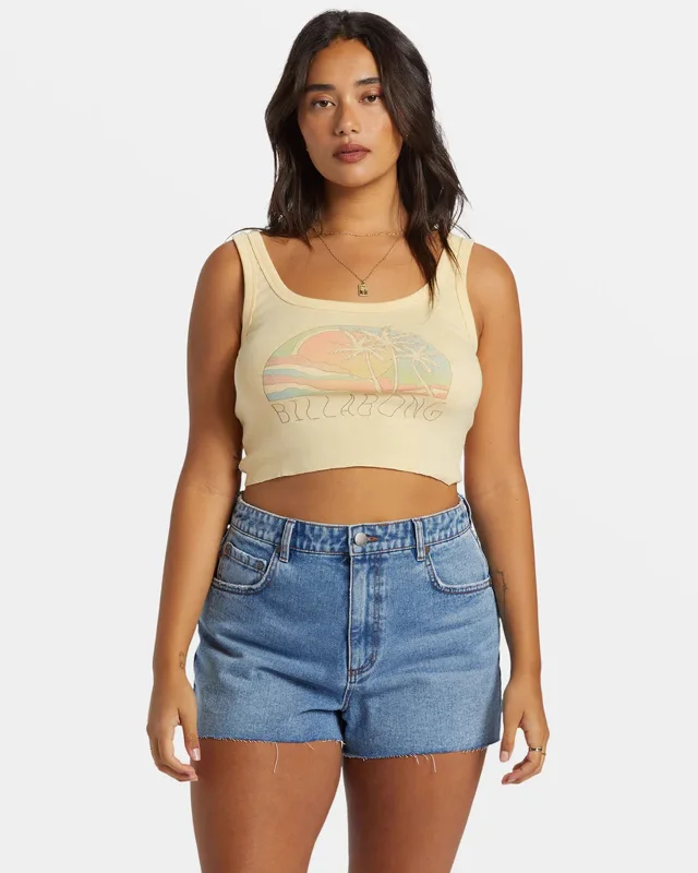 Escape To Nature Cropped Tank Top