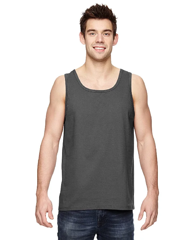 Fruit of the Loom 100% Heavy Cotton HD Tank | Charcoal Grey