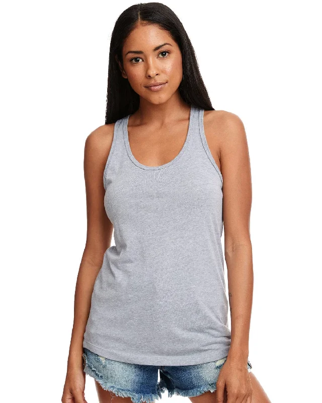 Next Level Ladies Ideal Racerback Tank | Heather Gray