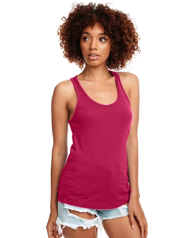 Next Level Ladies Ideal Racerback Tank | Raspberry