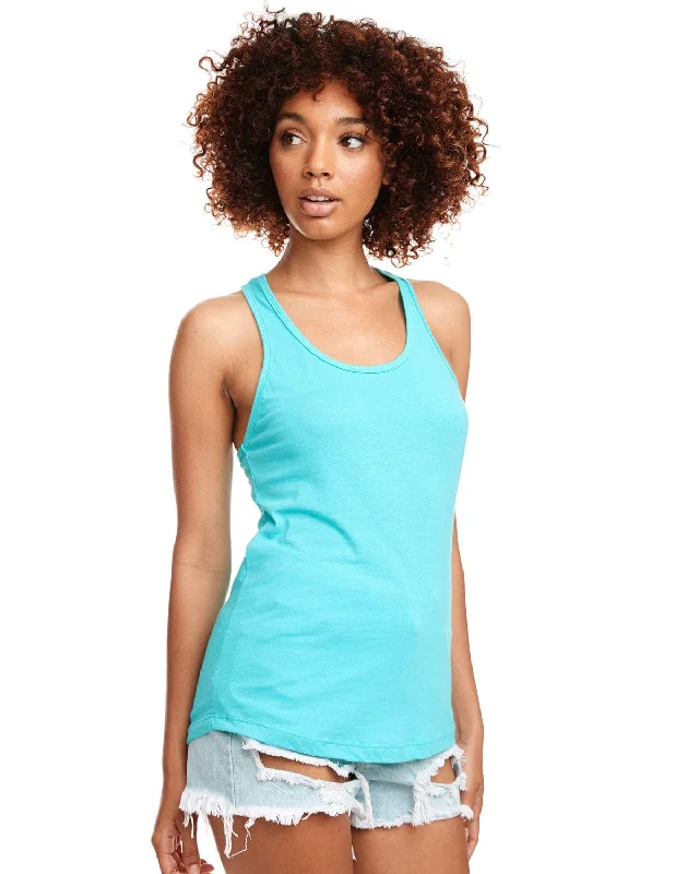 Next Level Ladies Ideal Racerback Tank | Tahiti Blue