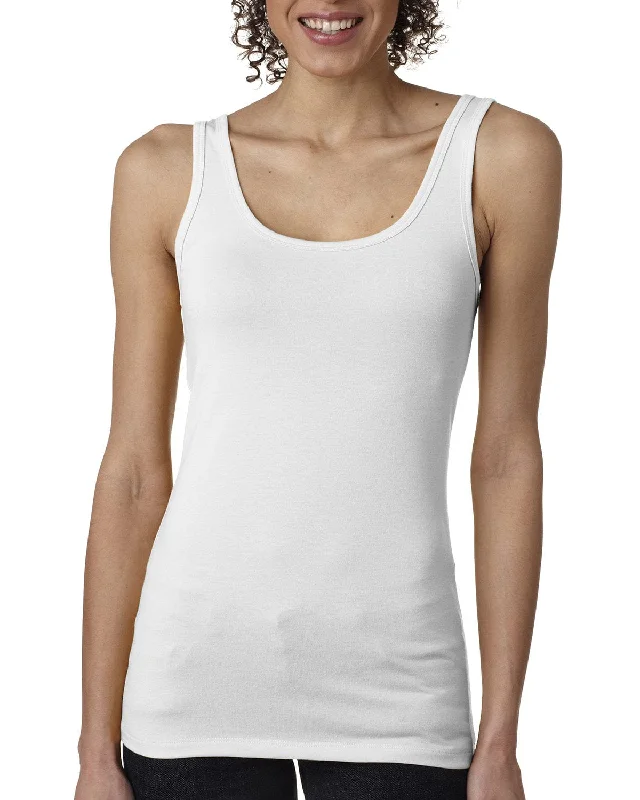 Next Level Ladies Jersey Tank Top | White