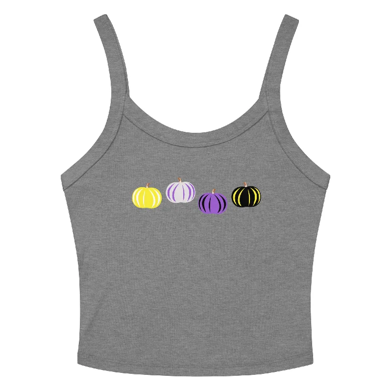 Non-Binary Pumpkins Scoop Neck Tank Top