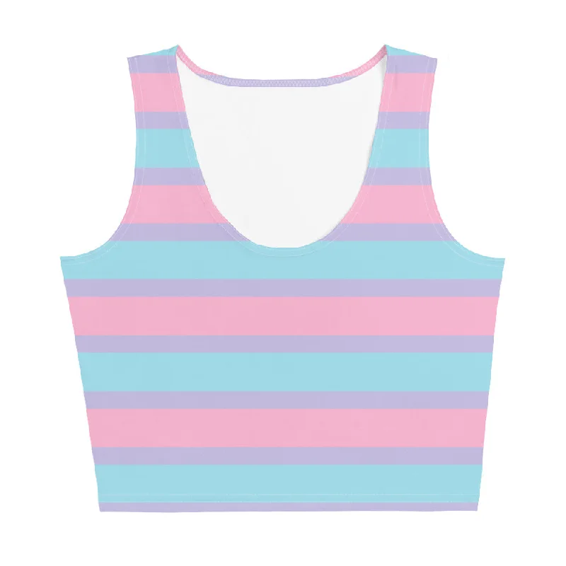 Pastel Bisexual Crop Tank