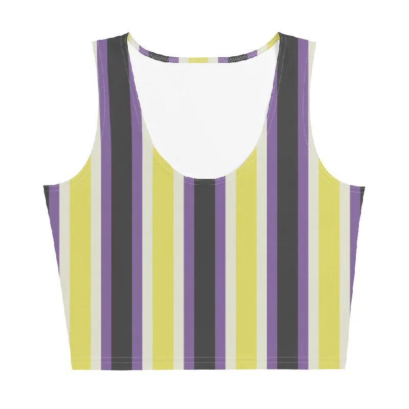 Retro NonBinary Crop Tank