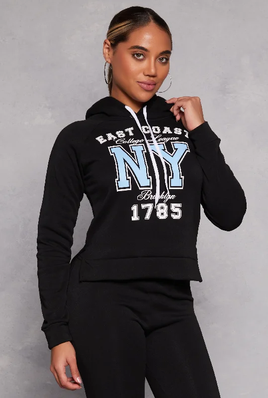 East Coast NY Graphic Pullover Hoodie