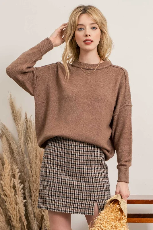 Solly Mocha Pullover