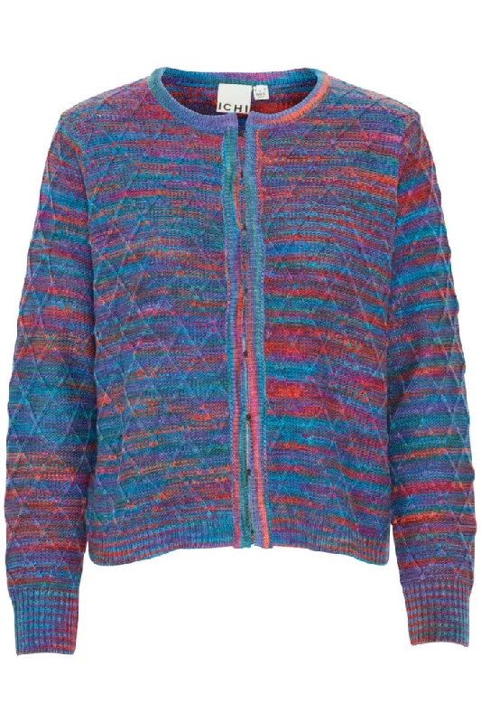 Bronte Cardigan - Strong Blue Mix