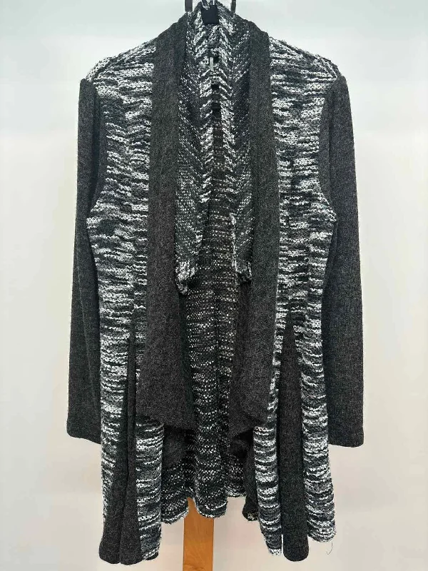 Ryu Women's Size XL Gray Heathered Cardigan