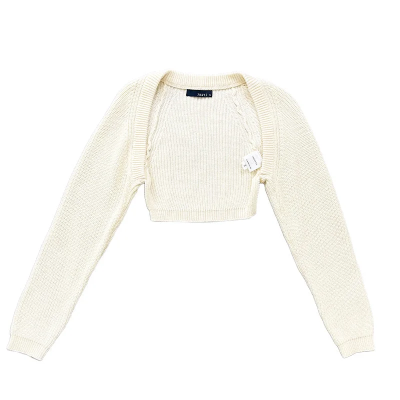 Girl Knit Cardigan - Cream - SG2311094C